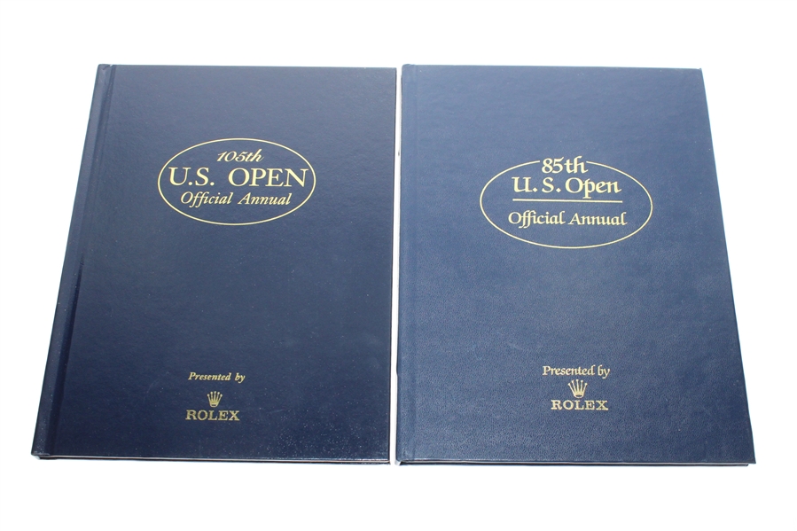 Six Championship Annuals - 4 PGA (1995-96, 1999-00) & 2 US Open (1985 & 2005)