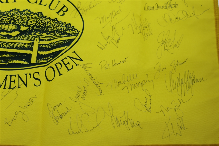 2000 Women's US Open at Merrit Club Multi-Signed Flag - 40+ Signatures JSA ALOA
