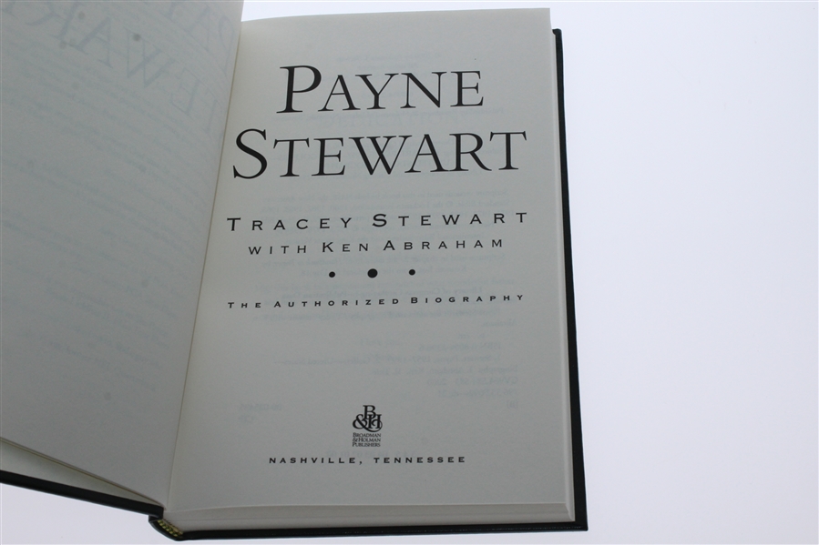 2001 Memorial Tournament Ltd Ed Book Honoring Payne Stewart #72/225