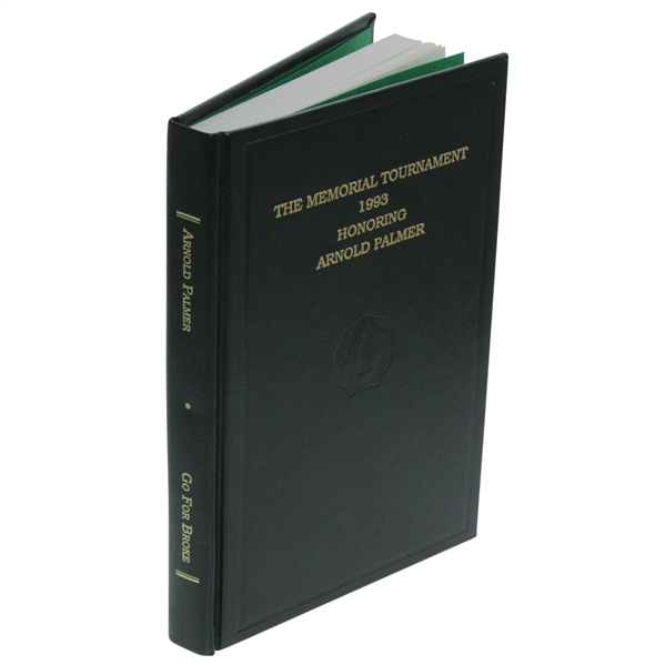 1993 Memorial Tournament Ltd Ed Book Honoring Arnold Palmer #76/220