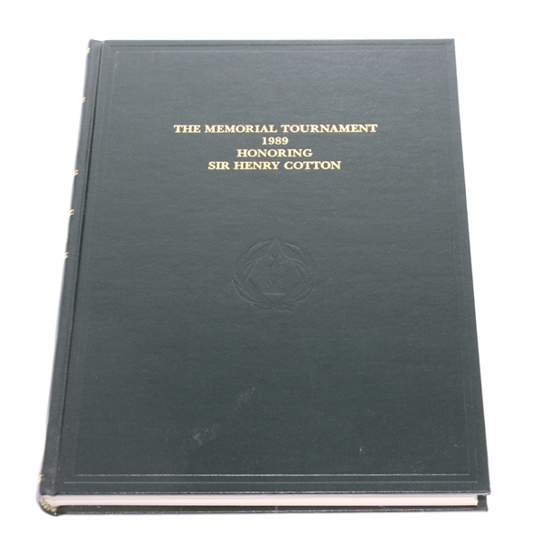 1989 Memorial Tournament Ltd Ed Book Honoring Sir Henry Cotton #56/200