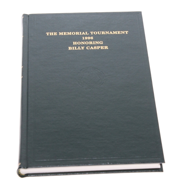 1996 Memorial Tournament Ltd Ed Book Honoring Billy Casper #133/200