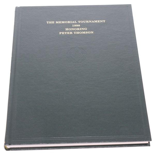 1998 Memorial Tournament Ltd Ed Book Peter Thomson #43/175