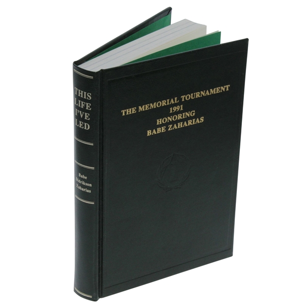 1999 Memorial Tournament Ltd Ed Book Honoring Babe Zaharias #83/200