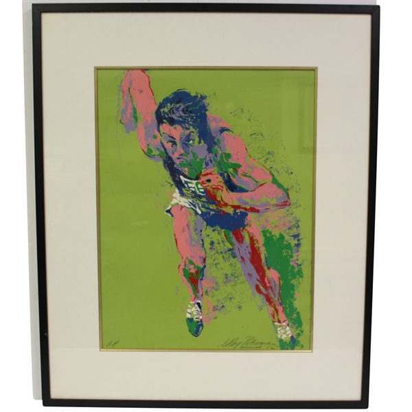 LeRoy Neiman Signed 1972 Munich Olympics Artist Proof - Framed JSA ALOA