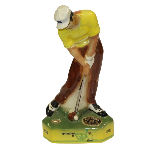 1973 Greater Greensboro Open Commemorative Porcelain Golfer Decanter