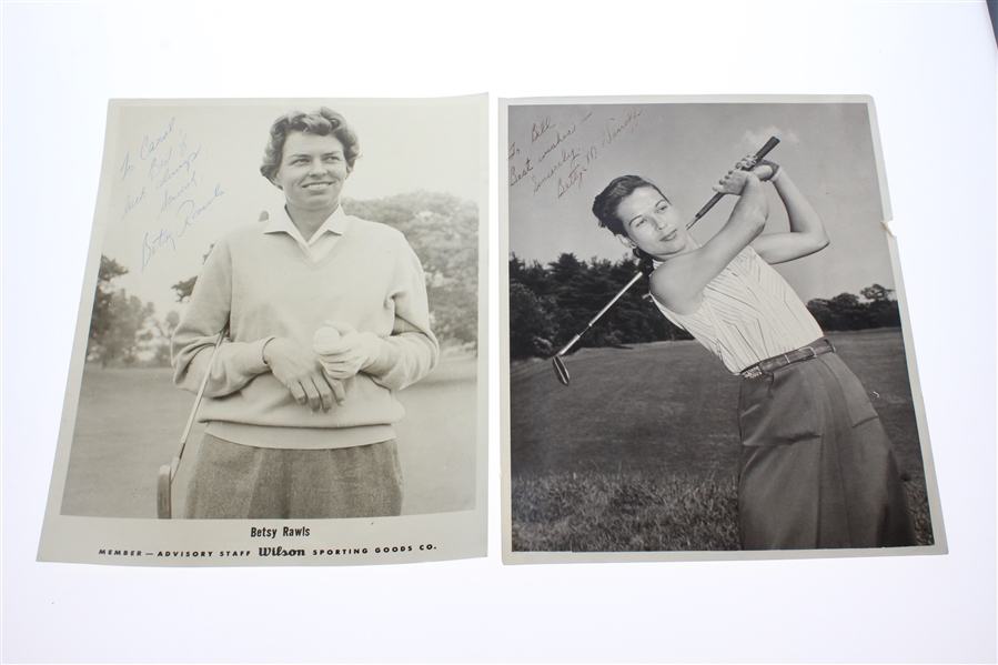 Six Female Golfer Signed Photos - Wright, Rawls, & Others JSA ALOA