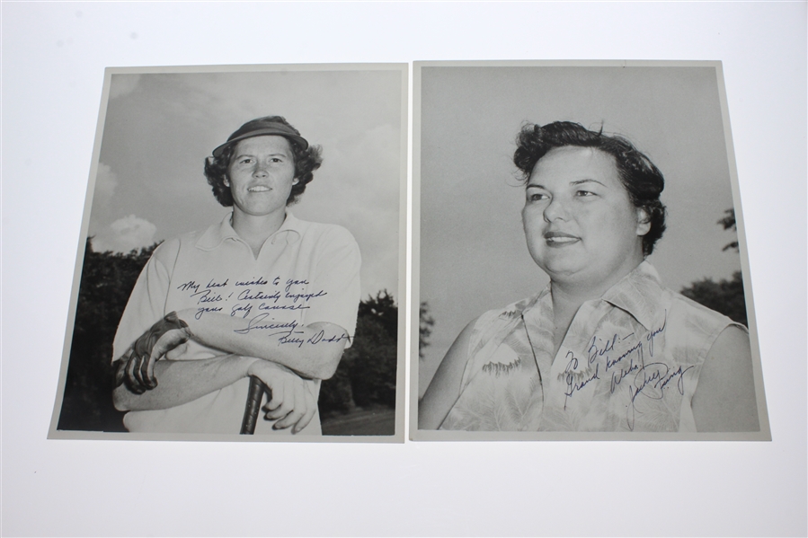 Six Female Golfer Signed Photos - Wright, Rawls, & Others JSA ALOA