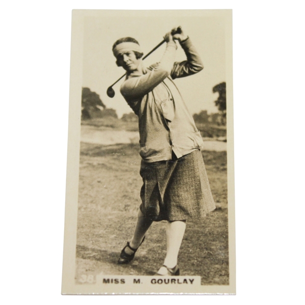 1926 Miss Molly Gourlay Lambert & Butler Rookie Golf Card #38 - England