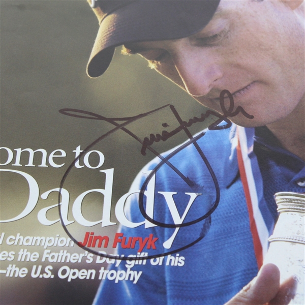 Jim Furyk Signed June 20, 2003 Golf World Magazine JSA ALOA