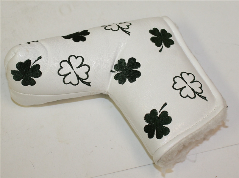 Green and White Four Leaf Clover Headcover