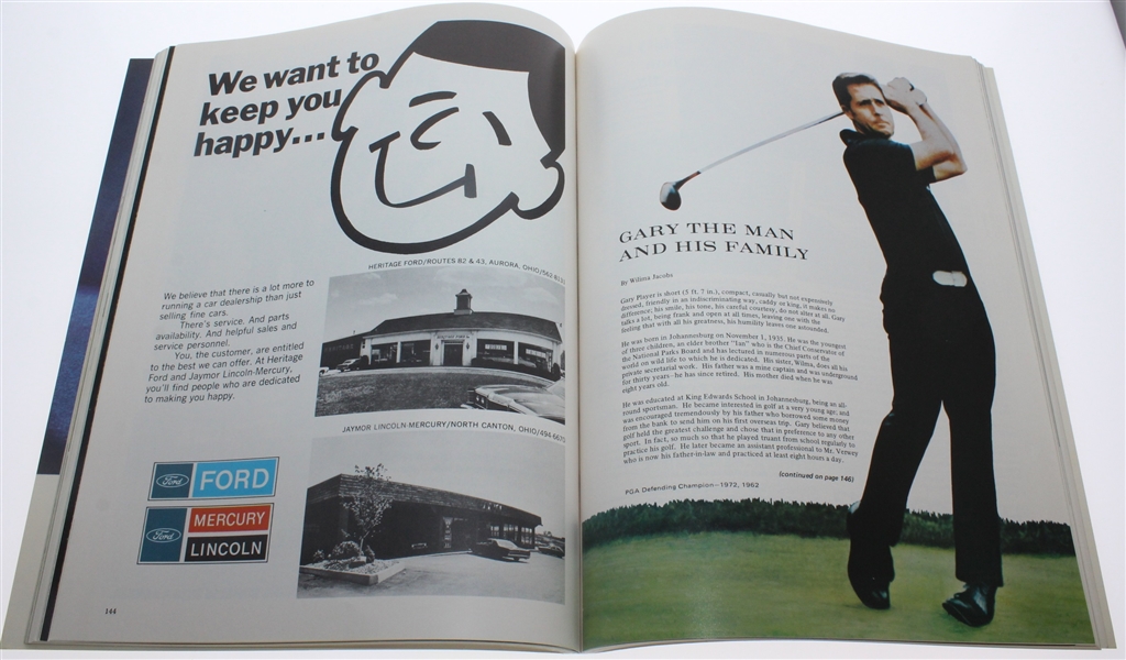 1973 & 1975 PGA Championship Programs - Jack Nicklaus Wins