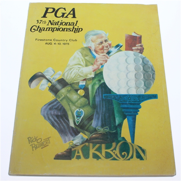 1973 & 1975 PGA Championship Programs - Jack Nicklaus Wins