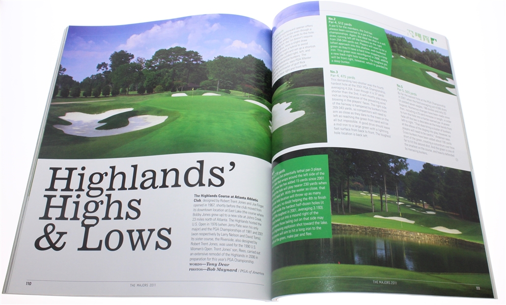 'Arnold Palmer's Guide to the 2011 Majors' Magazine