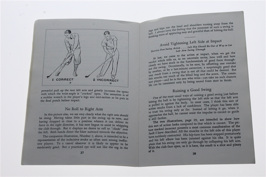 1935 'Rights and Wrongs of Golf' by Robert (Bobby) Jones Jr.