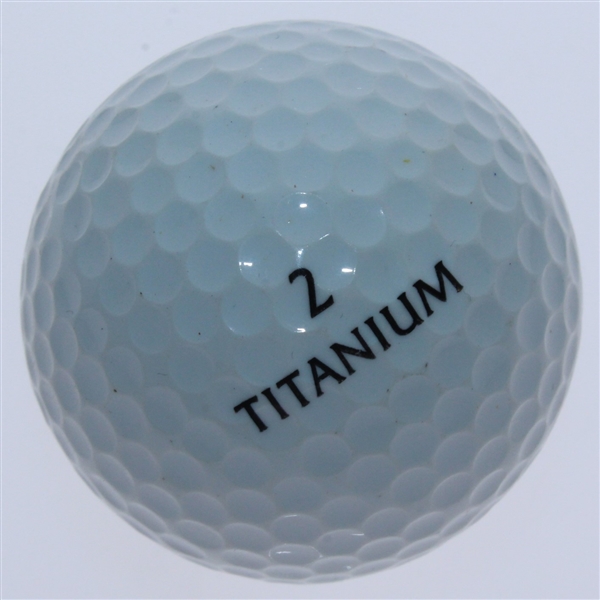 Art Wall Signed Tour Select Titanium Golf Ball JSA ALOA