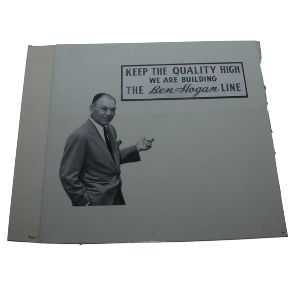 Ben Hogan Personal Photoboard 'Keep Quality High We are Building the Ben Hogan Line'