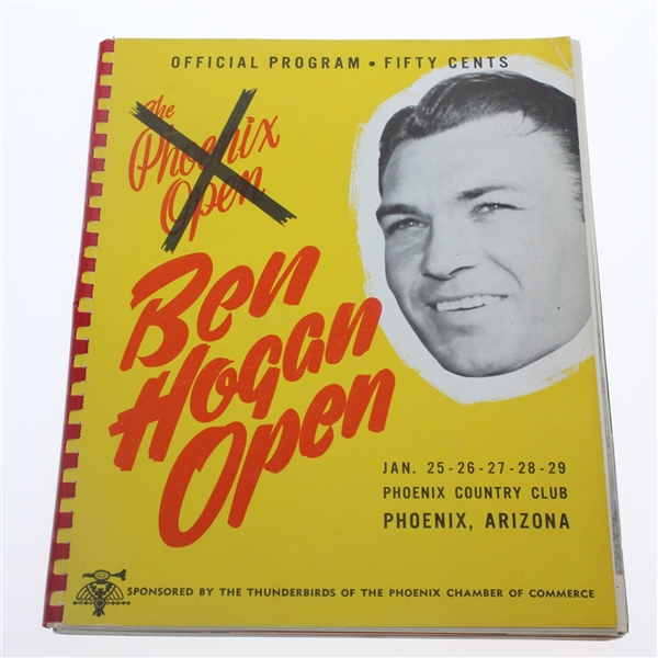 1950 Ben Hogan Open at Phoenix Country Club Program (Phoenix Open) - Jimmy Demaret Winner