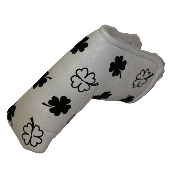Green and White Four Leaf Clover Headcover