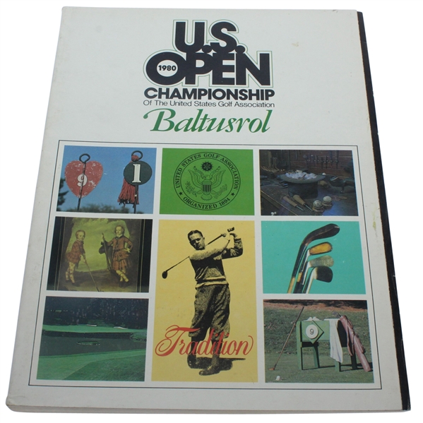 1980 US Open Program - Nicklaus Win