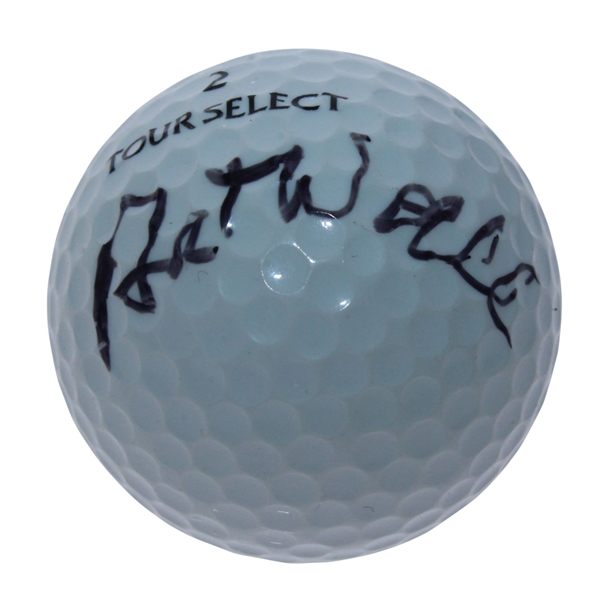 Art Wall Signed Tour Select Titanium Golf Ball JSA ALOA