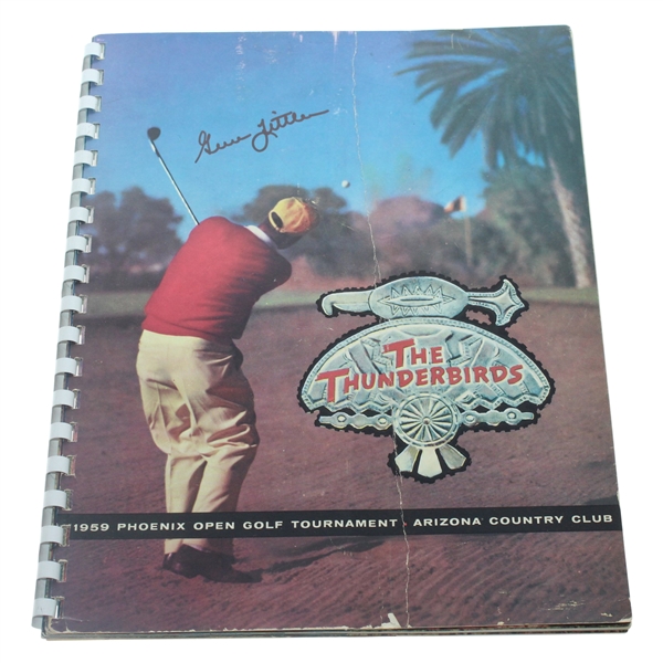 Gene Littler Signed 1959 Phoenix Open at Arizona CC Program JSA ALOA