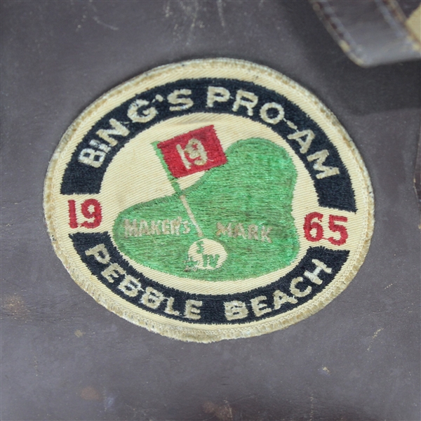1965 Bing Crosby Pebble Beach Pro Am Leather Golf Bag