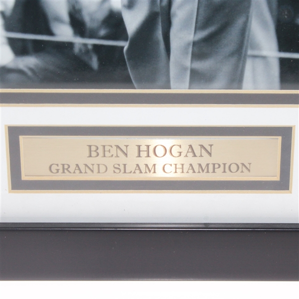 Ben Hogan Signed 8x10 B&W Framed Post-Swing Photo - Gold Marker JSA ALOA