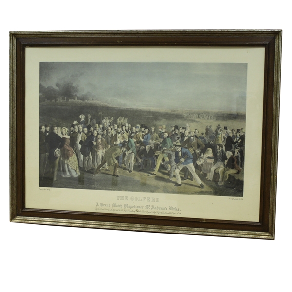 'The Golfers - A Grand Match St. Andrews' - Framed - Roth Collection