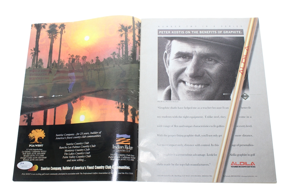 Payne Stewart Signed November 1992 Golf News Magazine JSA #S07212