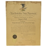 Rodman Wanamaker (Founder PGA Champ.) Signed 1918 NYC Police Commission Document FULL JSA #X91823