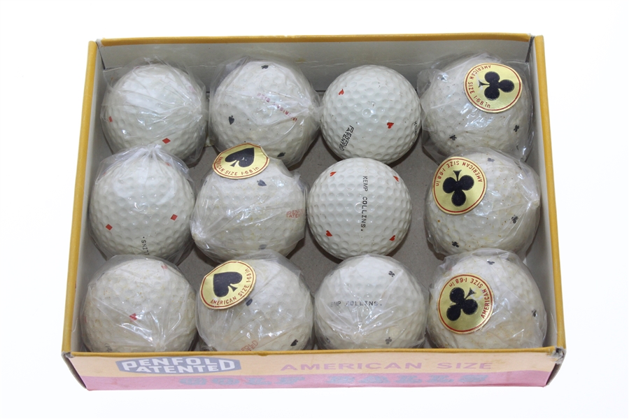 One Dozen Penfold Golf Balls in Original Box - Some Wrapped