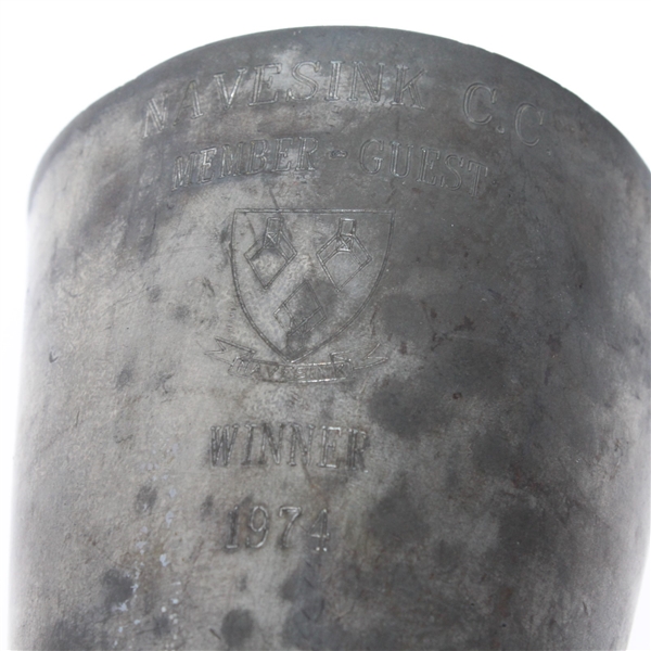 1974 Navesink C.C. Member-Guest Winner Revere Pewter Cup - Made in England