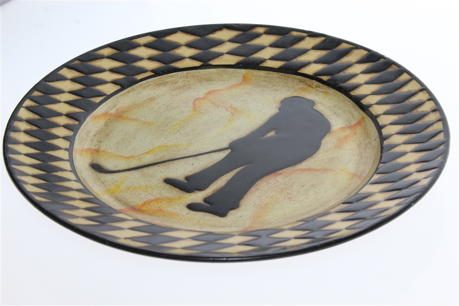 Golf Themed 'Positioning' Accentuate China Plate