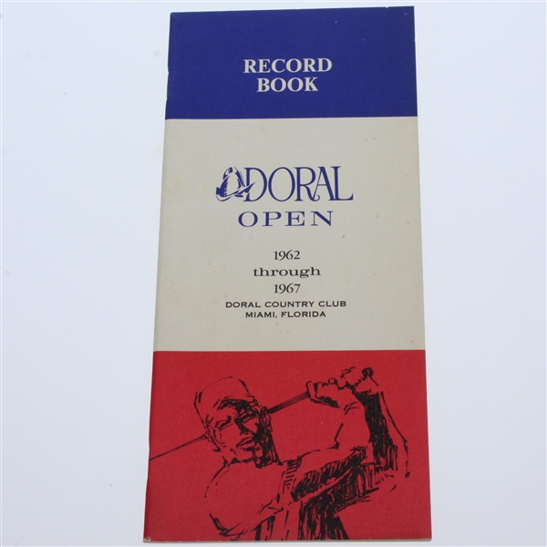 1967 Doral Open Pairing Sheet, Menu, & 1992-1967 Record Book