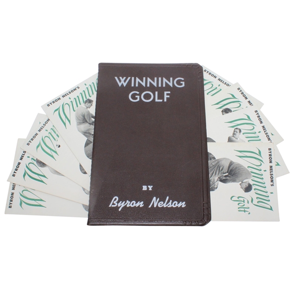 1951 'Winning Golf' by Byron Nelson Folder with 8 Instructional Pamphlets