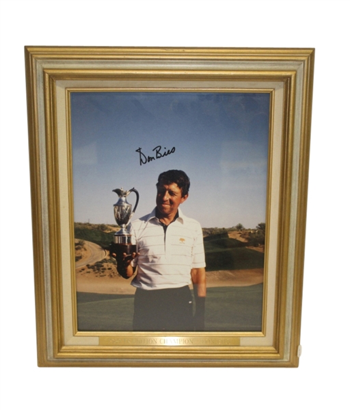 Don Bies Signed Tradition Champion Trophy Shot 11 x 14 Photo Framed JSA ALOA