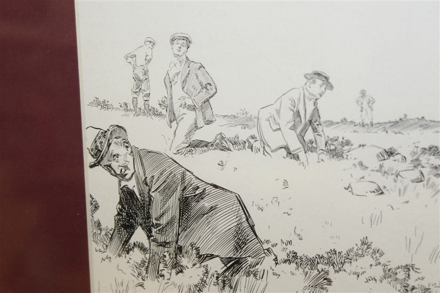 'Advice to Caddies' Print - Framed - Roth Collection