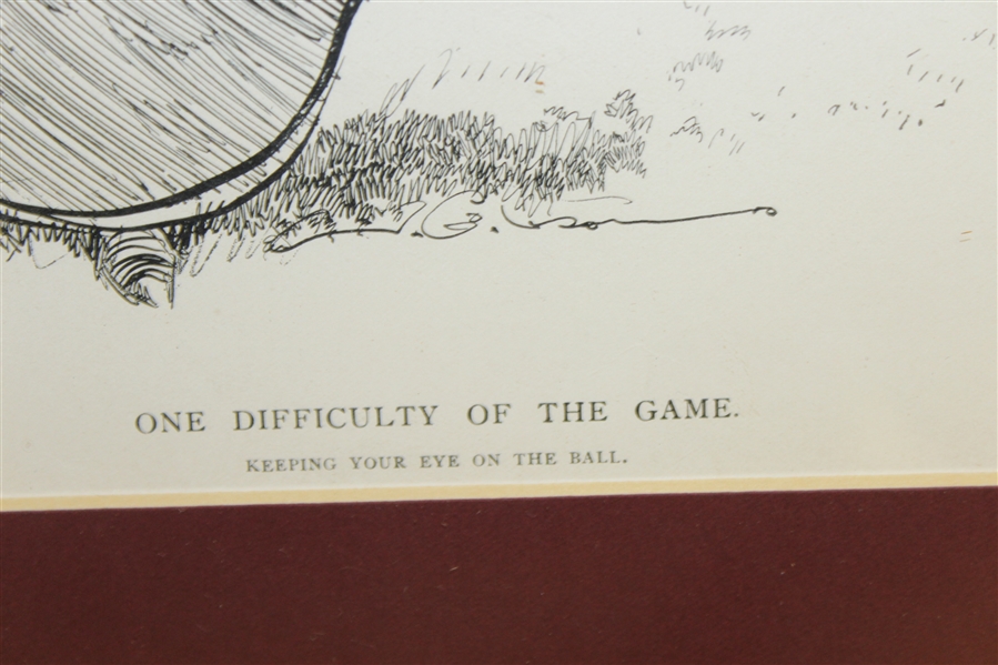 'One Difficulty of the Game' Print - Framed - Roth Collection