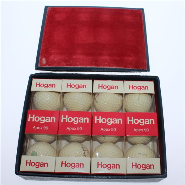 Dozen Ben Hogan Apex 90 Golf Balls in Commemorative Medals Box