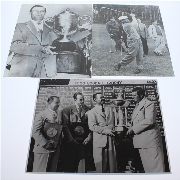 19 Assorted  Personal Collection Ben Hogan Images - Trophies, Promotional, Etc