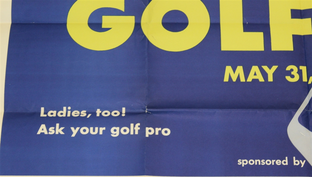1952 It's You vs. Ben Hogan National Golf Day Large Poster