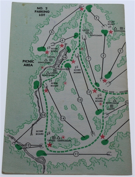 Arnold Palmer Signed 1960 Masters Spectator Guide - Arnie's Second Masters Win JSA ALOA