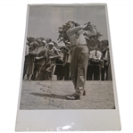 Vic Ghezzi Signed Photo with 1941 PGA Champion Notation JSA ALOA