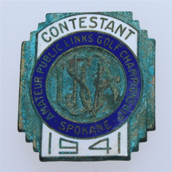 1941 Public Links Entry Form, Application, Announcement, & Contestant Badge