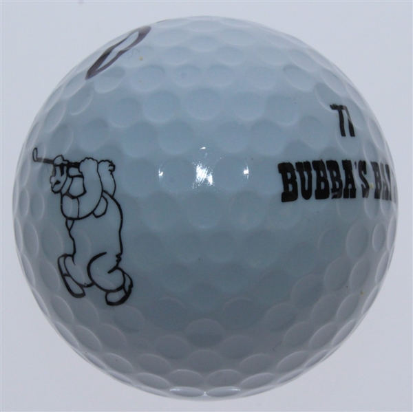 Jon Rahm Signed 'Bubba's Ball' Logo Golf Ball JSA ALOA