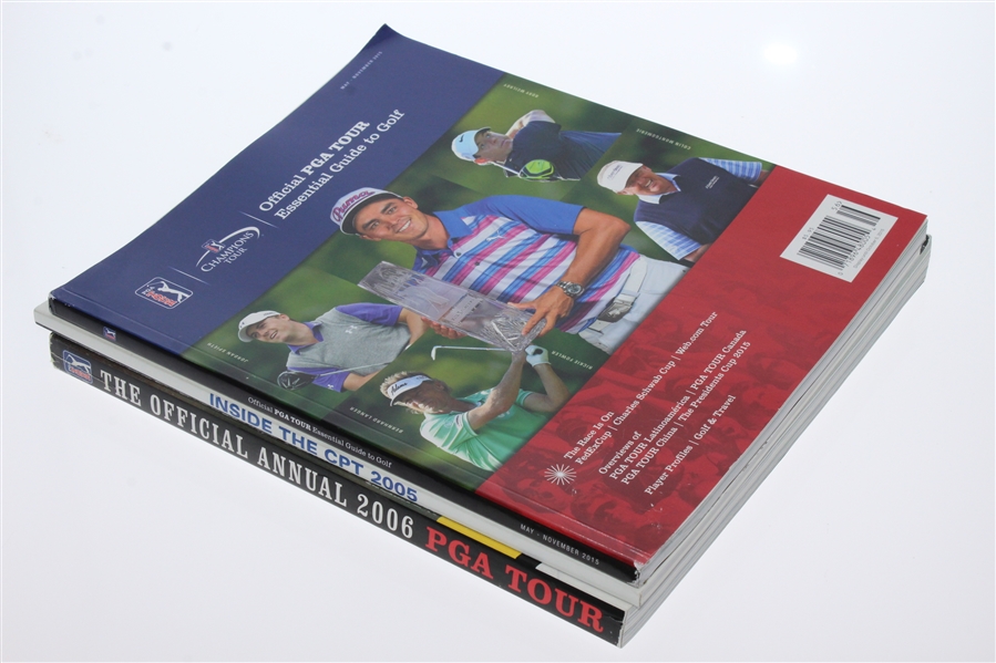 Three Programs - 2006 PGA Tour Annual, 2015 Essential PGA Tour Guide, & 2005 Inside the CPT