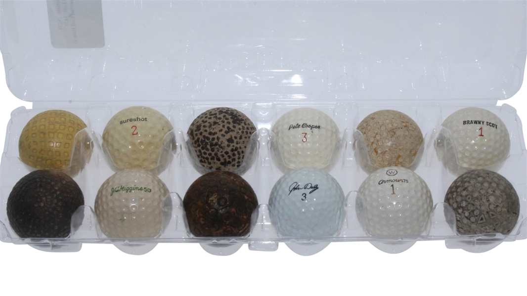 Dozen Assorted Classic Golf Balls 