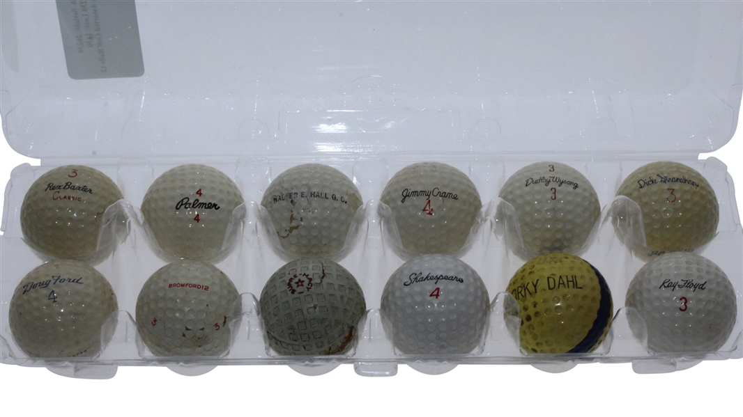 Dozen Assorted Classic Golf Balls