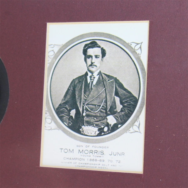 Old Tom Morris & Young Tom Morris Framed Medal with Images & Biographical Sketch
